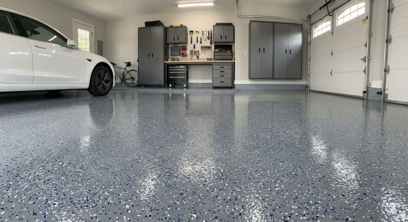 Epoxy Garage Flooring Installation in Greenville, SC