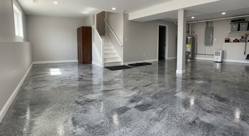 Basement Floor Epoxy Service in Loudoun County, VA