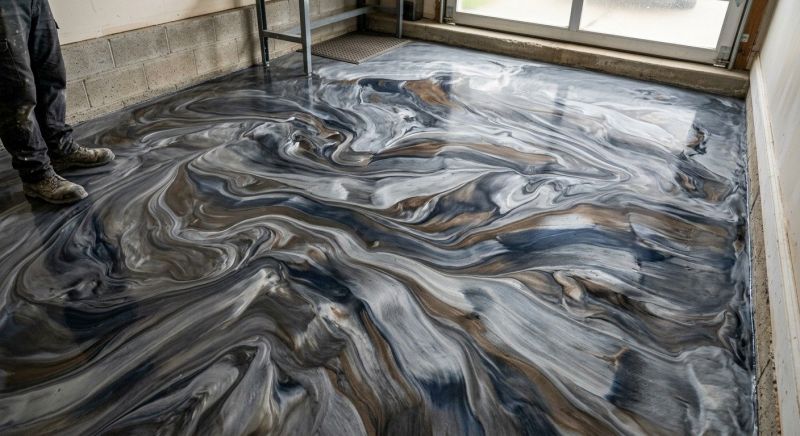 Epoxy Flooring Installation in Woodbridge, VA
