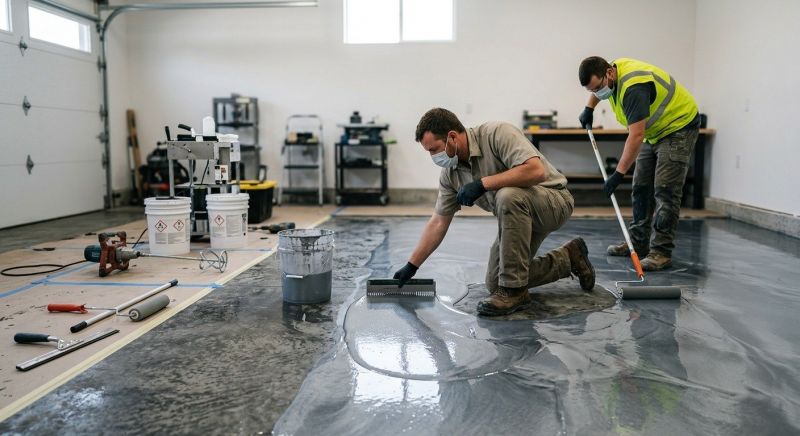 Floor Epoxy Service in Fairfax, VA