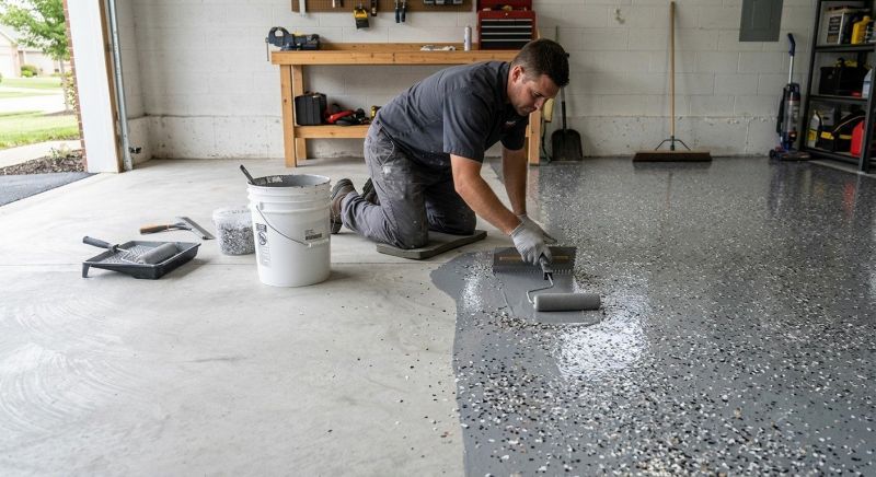 Garage Concrete Coating in Frederick, MD