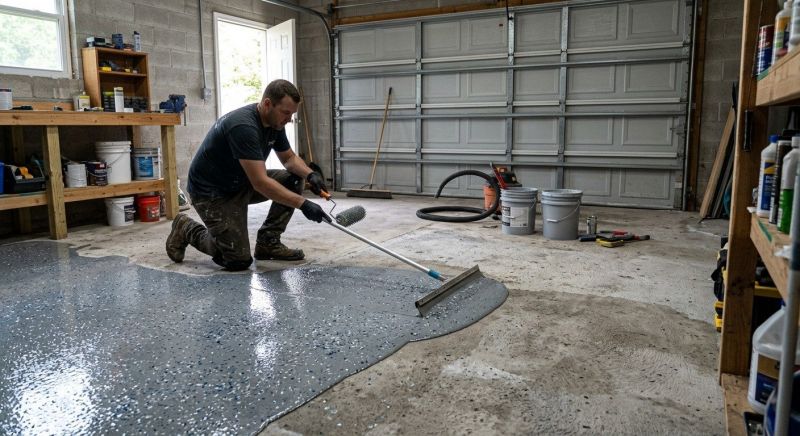 Garage Floor Renovation in Loudoun County, VA