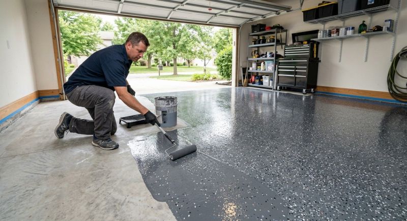 Garage Floor Staining in Frederick, MD