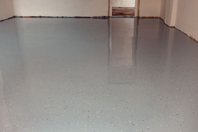 Speckled Garage Floor Painting in Loudoun County, VA